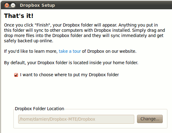 dropbox-linux-выбрать-папку