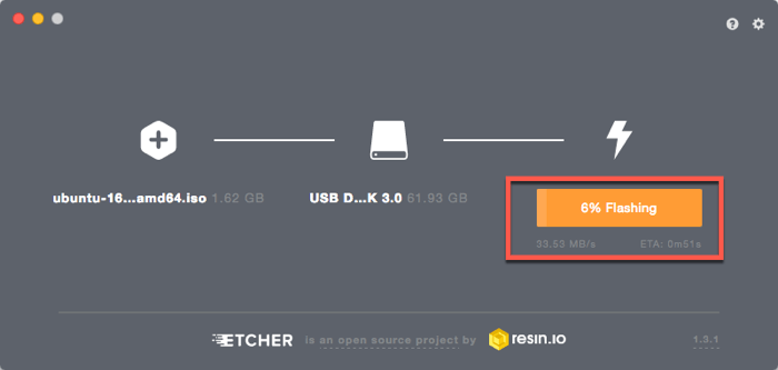 двойная загрузка Ubuntu на Mac-Etcher-7