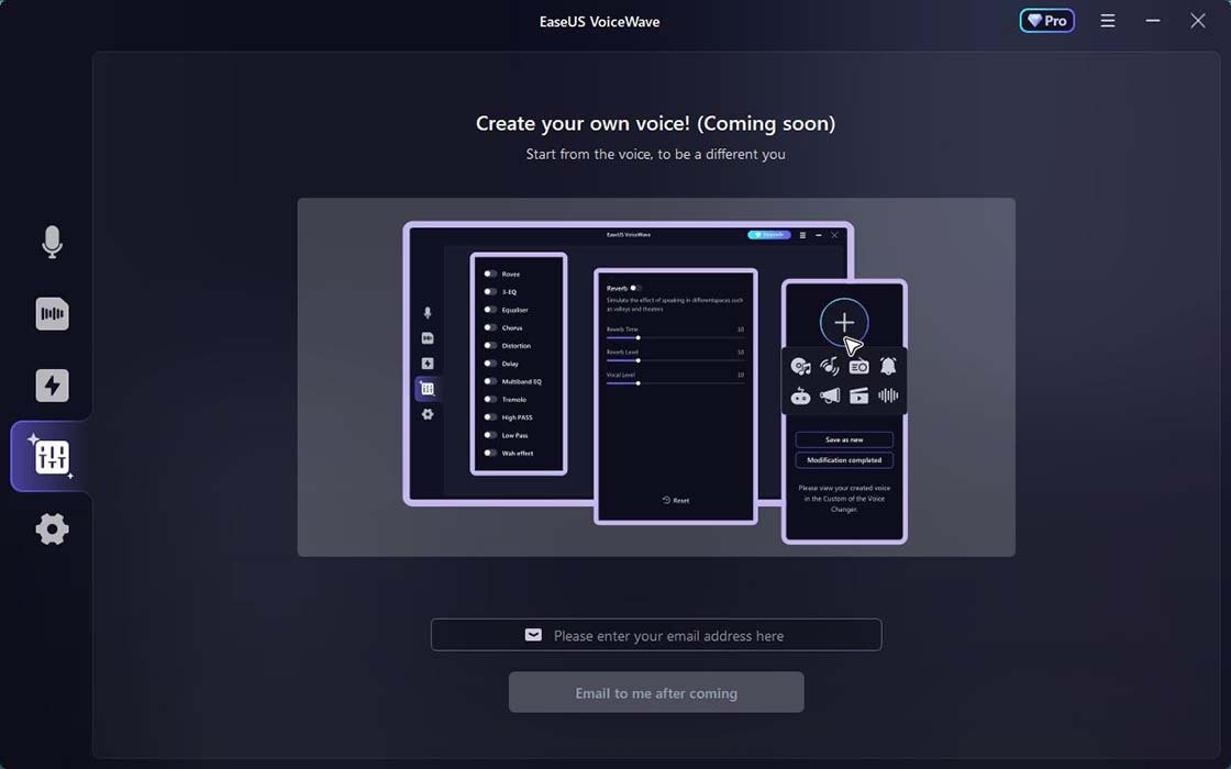 Easeus Voicewave Создайте свой собственный