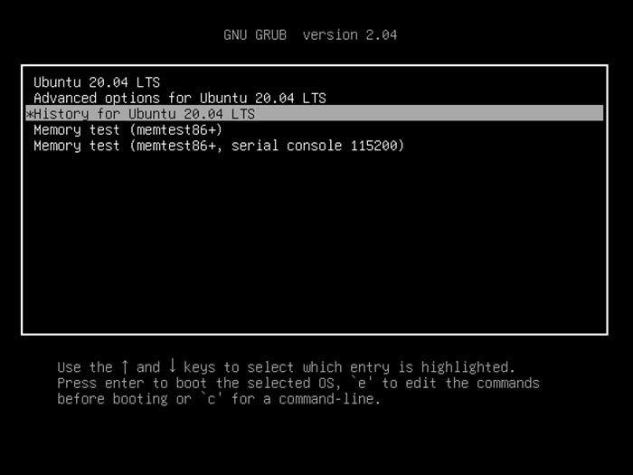 Easy Ubuntu 20 04 Снимки Zfs История Grub