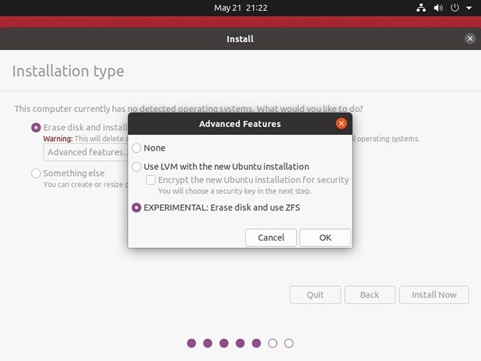 Easy Ubuntu 20 04 Установка снимков Zfs Экспериментальный Zfs