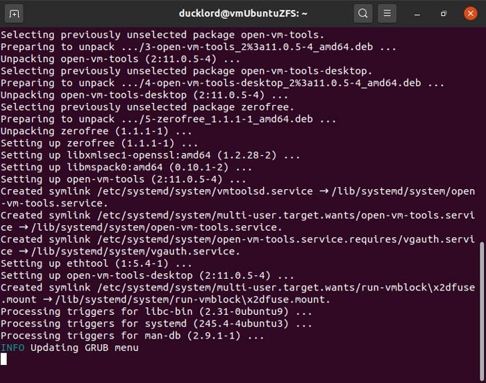 Easy Ubuntu 20 04 Снимки Zfs, символические ссылки и Grub