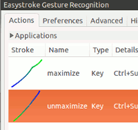 Easystroke-большой палец