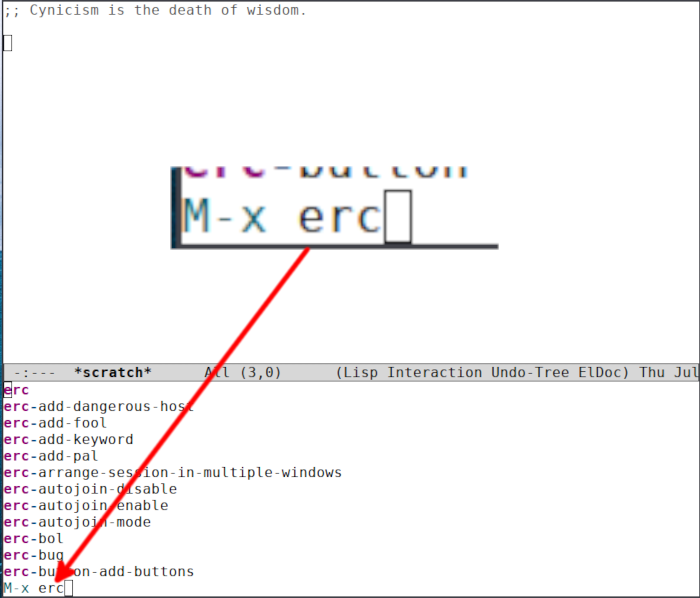 Emacs Irc 05 Запуск Erc