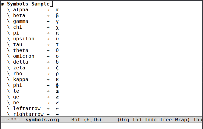 Автозаполнение символов Emacs Latex 14