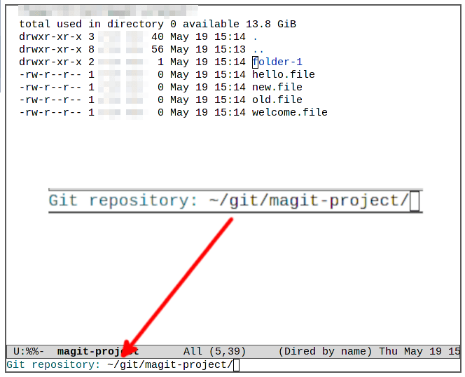 Emacs Magit 08 Создание нового репозитория Git