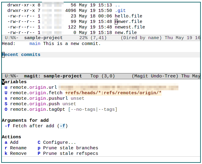 Emacs Magit 19 Добавление функции Git