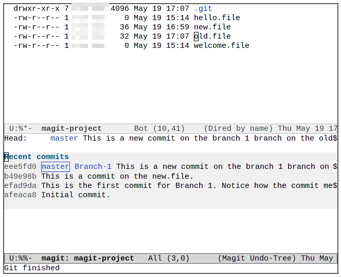 Emacs Magit 26 Master объединен с филиалом