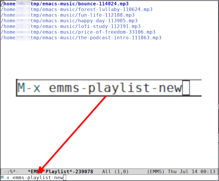 Новый плейлист Emacs Music 16