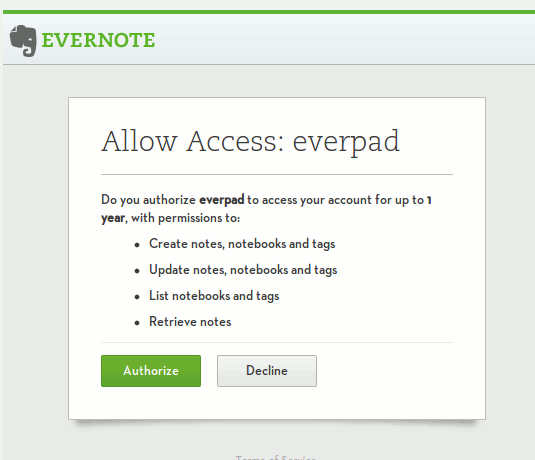 everpad-получить-evernote-авторизацию