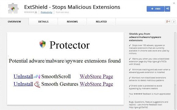 расширениеmalware-extshield