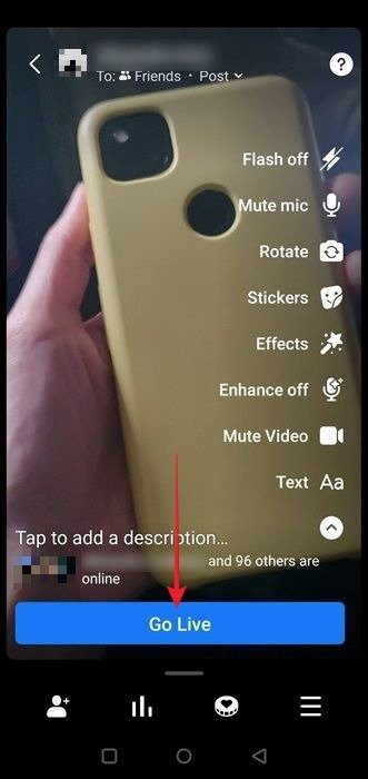 Facebook Watch Альтернативы Party Party Кнопка «Go Live» для мобильных устройств