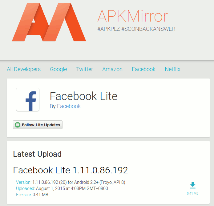 facebook-lite-apkmirror-apk-скачать