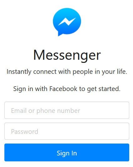 Facebook-мессенджер-без аккаунта