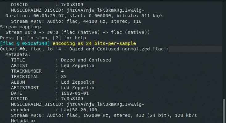 Функция FFMPEG Loudnorm