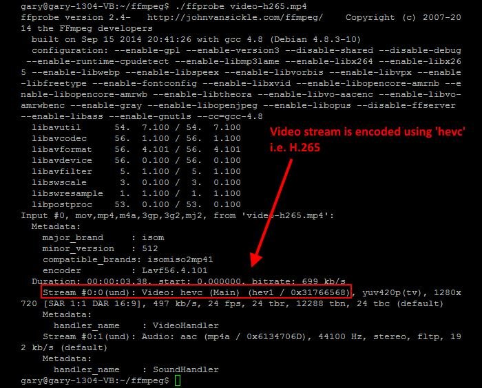 ffprobe-h265