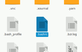 файловый менеджер-bashrc-файл