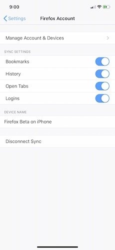 Синхронизация избранного браузера Firefox с iOS