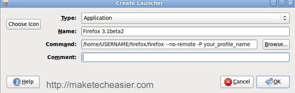 Firefox-пусковая установка