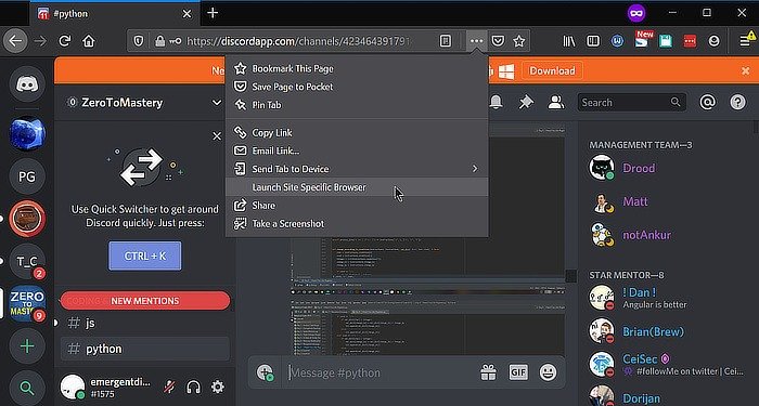 Запуск Firefox Ssb Discord Ssb