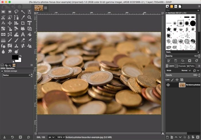 исправить-размытие-фото-открыть-изображение-в-gimp