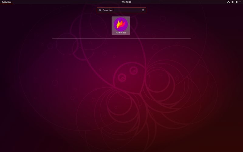 значок Flameshot-Ubuntu