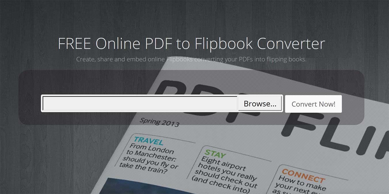 Конвертировать обзор Flipbook PDF