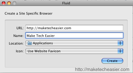 Fluid: мощный веб-браузер для Mac OS X