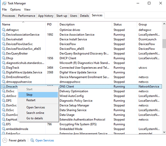 флеш-dns-windows-10-stop-dns-cache