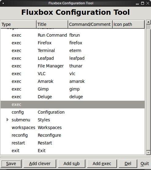 Fluxbox-fluxmenu