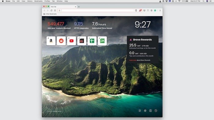 Четыре альтернативы Safari Mac Brave