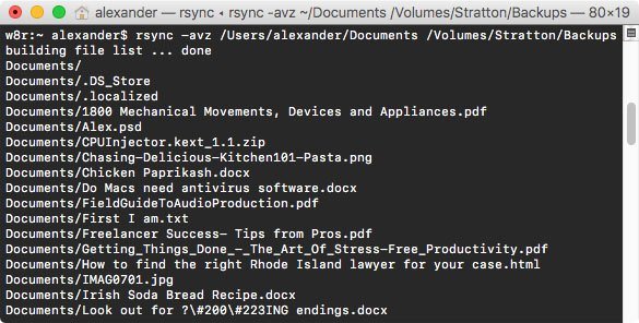 бесплатное резервное копирование-приложений для Mac-rsync