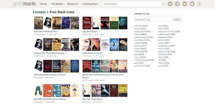 Бесплатные сайты Скачать электронные книги Goodreads