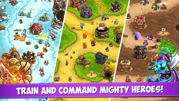 Веселые оффлайн игры на телефоне Kingdom Rush