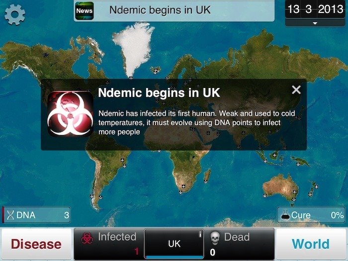 Веселые оффлайн игры Phone Plague Inc