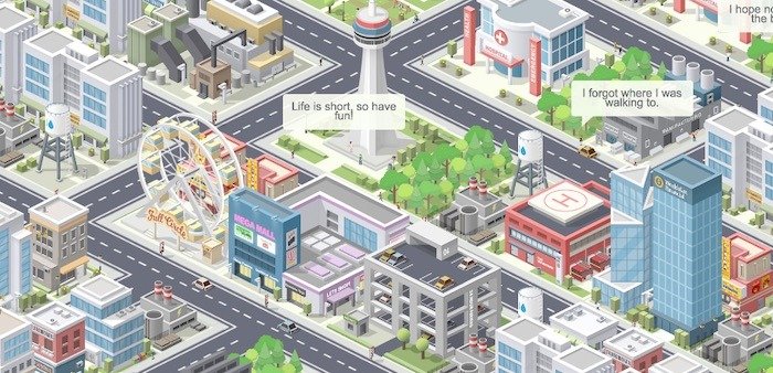 Веселые офлайн-игры для телефона Pocket City 1