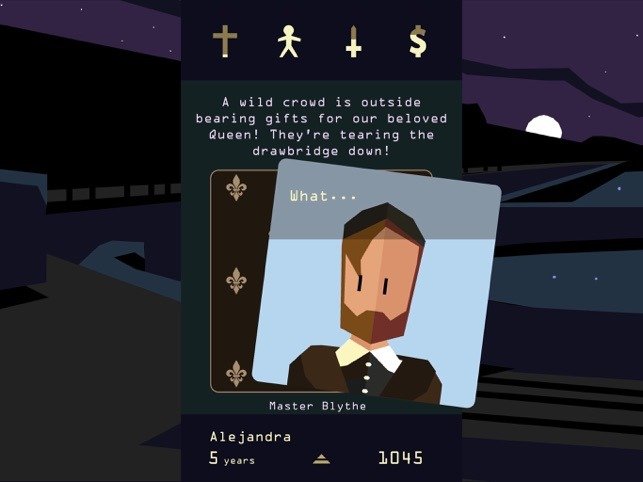 Веселые оффлайн-игры: Телефон Reigns Her Majesty