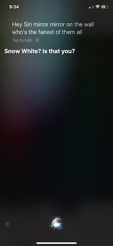 Забавные вещи, которые спросят у Siri для детей: Белоснежка