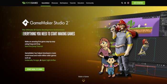 Разработка игр Gamemaker Studio