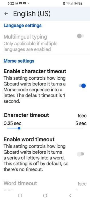 Дополнительные настройки Gboard, часть вторая