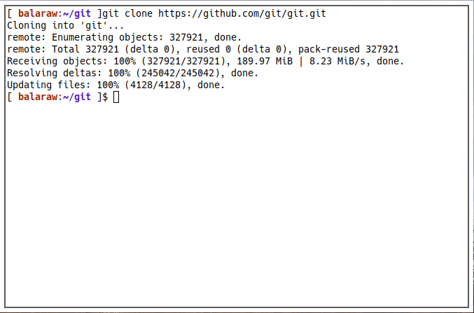 Руководство по Git: клонирование репозитория