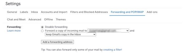 Советы по безопасности учетной записи Gmail Пересылка