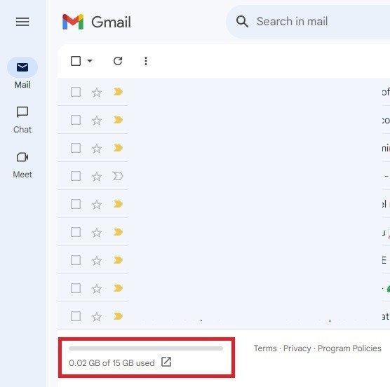 Gmail не работает, как исправить хранилище