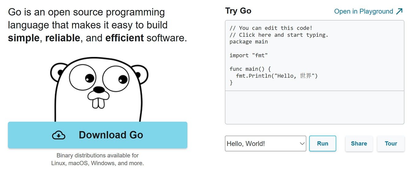 Сайт Golang против Python Go