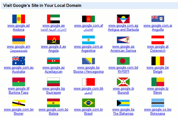 google-локальный-домен