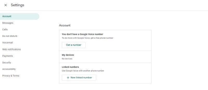 Google Voice Добавить номера