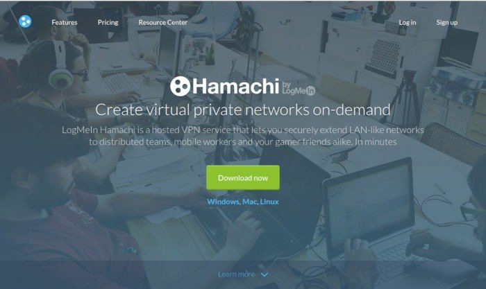 Hamachi Ubuntu Install 02 Hamachi Website