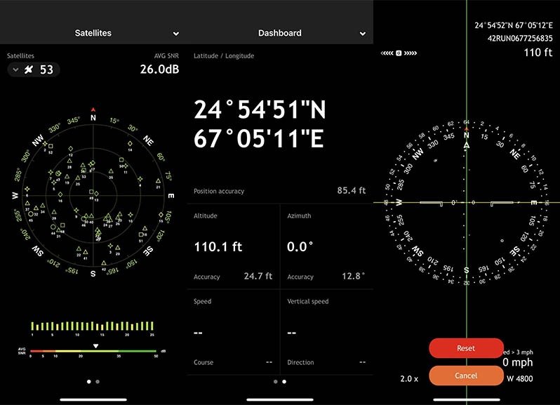 Приложения для походов для Iphone Commander Compass Go