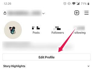 Как добавить ссылку в историю Instagram Редактировать профиль
