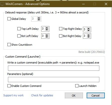 Как повысить продуктивность работы с горячими углами в Windows 10 Winxcorners Advanced